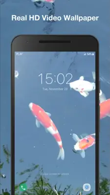 Koi Fish Live Wallpaper android App screenshot 0