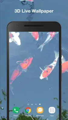 Koi Fish Live Wallpaper android App screenshot 2